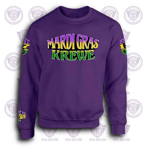 MARDI GRAS KREWE sweatshirt
