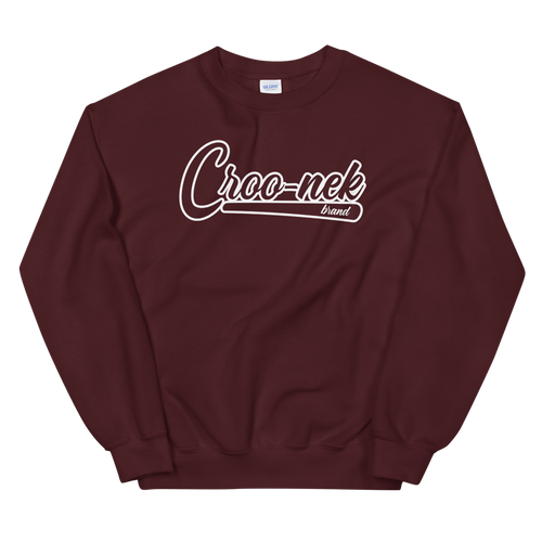 CROO-NEK BRAND SCRIPT Sweatshirt (BOGO51)